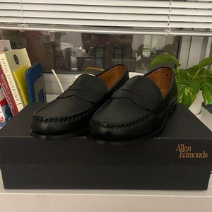 Allen Edmond Cavanaugh Penny Loafer Sz 10 D Black